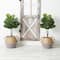 3ft. Artificial Fiddle Leaf Fig Tree With Handmade Cotton & Jute Woven Planter Set DIY Kit